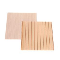 Customize PVC battery separator size 150x136x0.4x1.2mm
