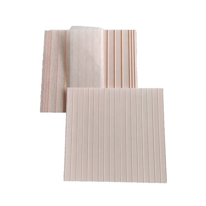 Customize PVC battery separator with mat size 150x136x0.4x1.7mm(1.3mm PVC + 0.4mm GM)